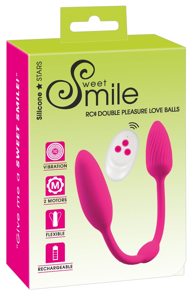 Bile Vaginale Kegel Femei Intarire Muschi Pelvini Sweet Smile RC Double Pleasure Love Balls [15]