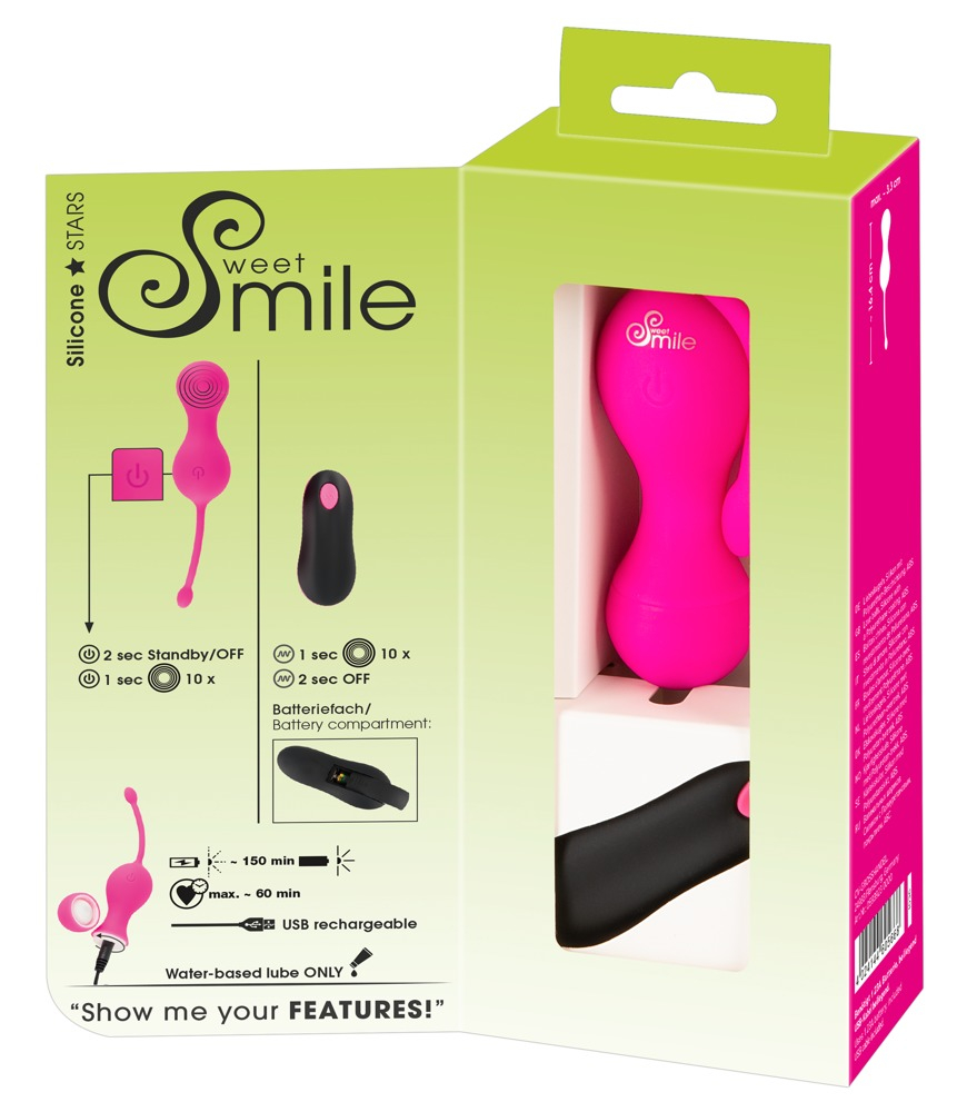 Bile Vaginale Kegel Femei Intarire Muschi Pelvini Sweet Smile Vibrating Love Balls [10]