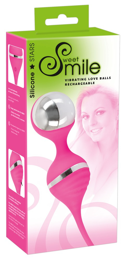 Bile Vaginale Kegel Femei Intarire Muschi Pelvini Sweet Smile Vibrating Love Balls [8]