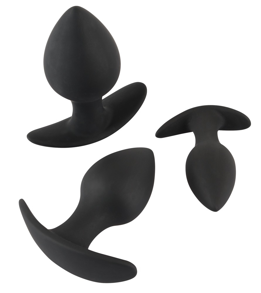 Set Plug Anal Black Velvets 3-piece Anal Trainer Set [2]