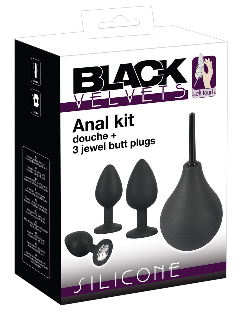 Set Anal Black Velvets Anal Kit [8]
