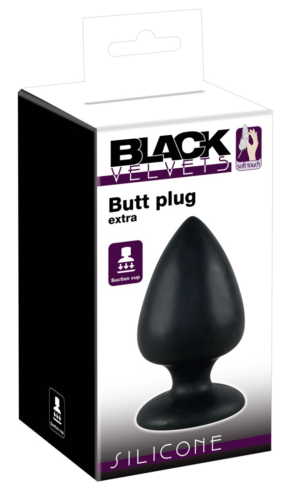 Plug Anal Black Velvets Butt Plug Extra [1]
