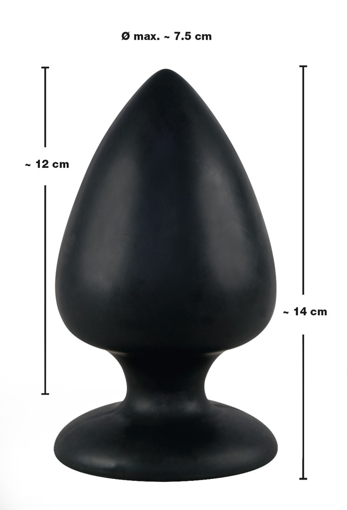Plug Anal Black Velvets Butt Plug Extra [4]