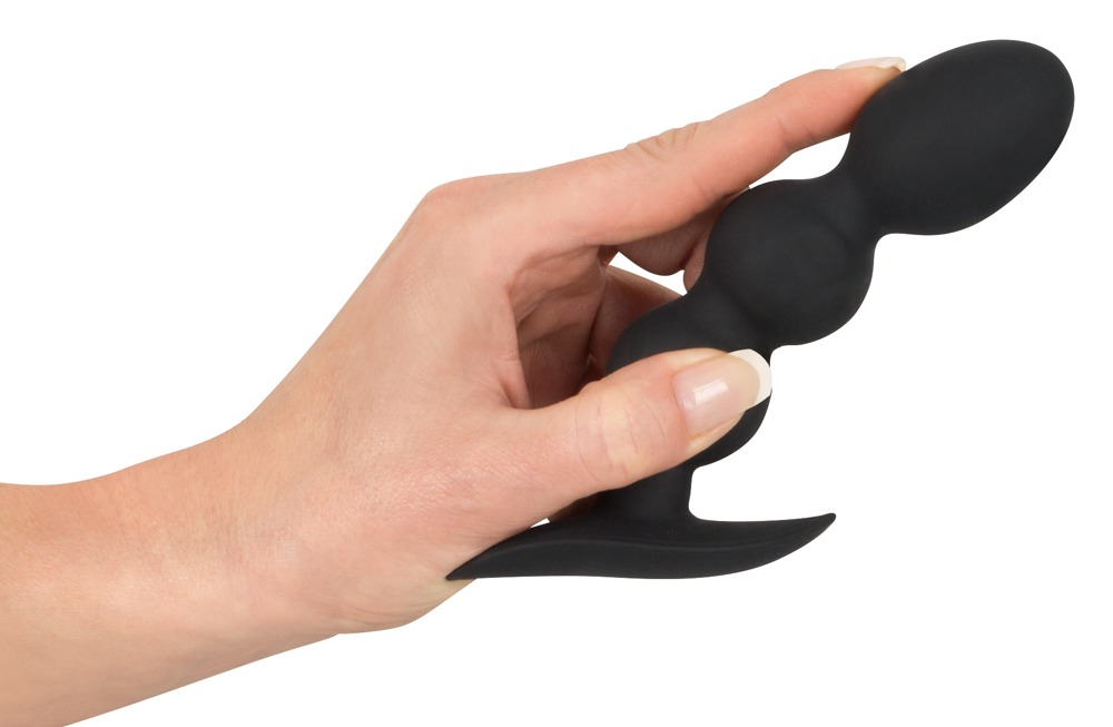 Plug Anal Black Velvets Heavy Beads [2]