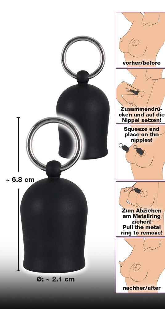 Cupe Aspiratie Sfarcuri Black Velvets Nipple sucker [4]