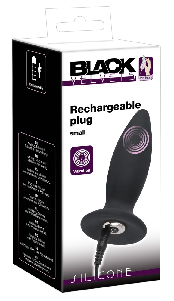 Vibrator Anal Black Velvets Recharge plug S [5]