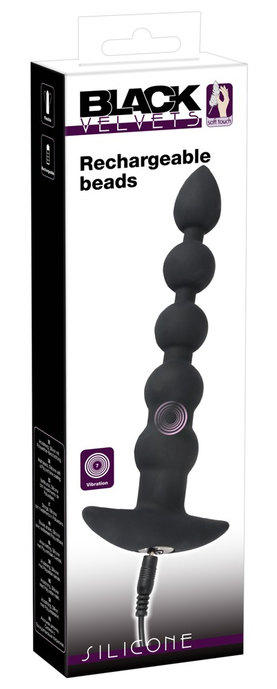 Bile Anale Vibante Black Velvets Rechargeable beads [5]