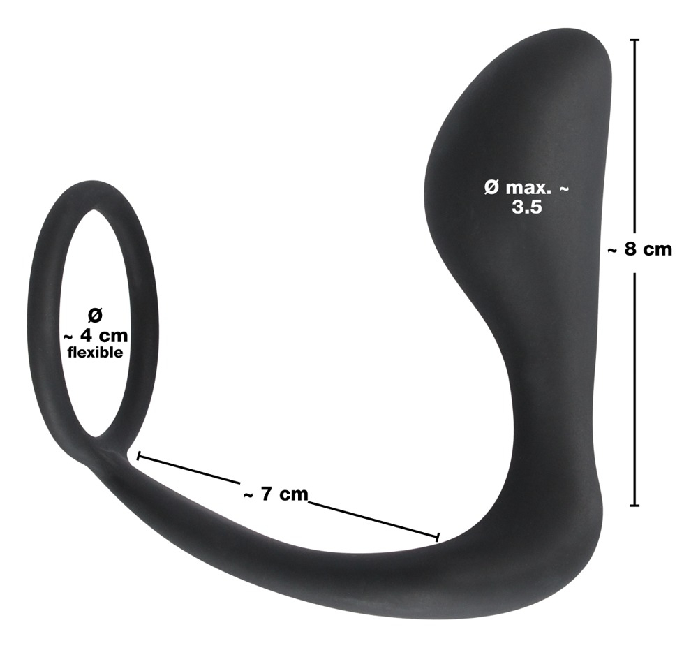 Plug Anal Black Velvets Ring & plug [8]
