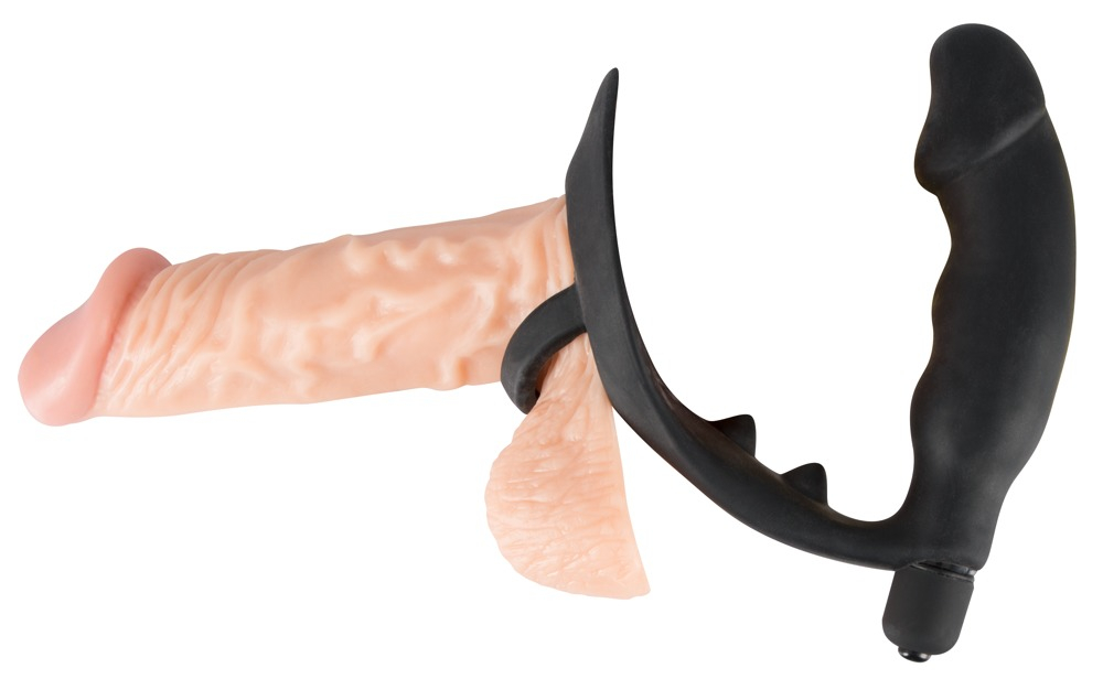 Vibrator Anal Black Velvets Ring & Vibro Plug [1]