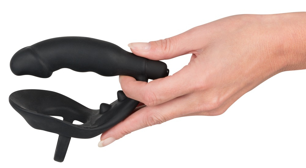 Vibrator Anal Black Velvets Ring & Vibro Plug [8]