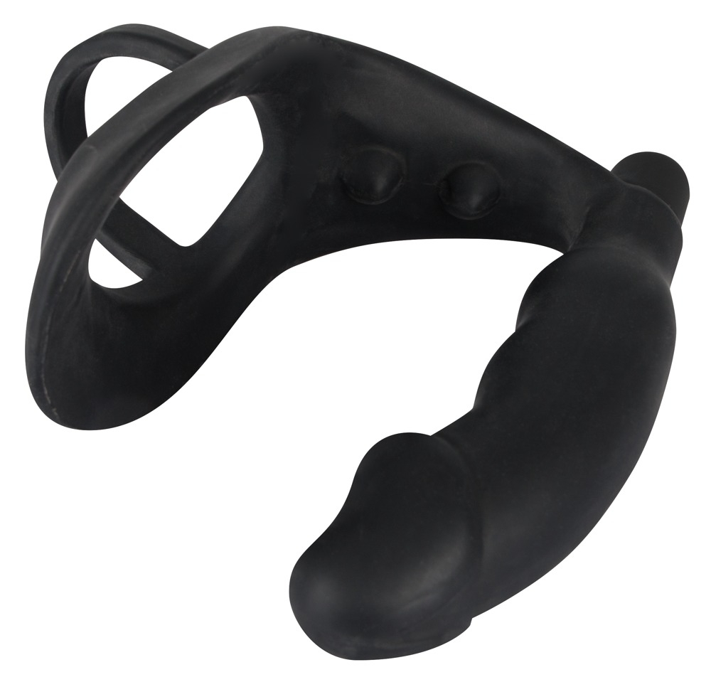 Vibrator Anal Black Velvets Ring & Vibro Plug [4]