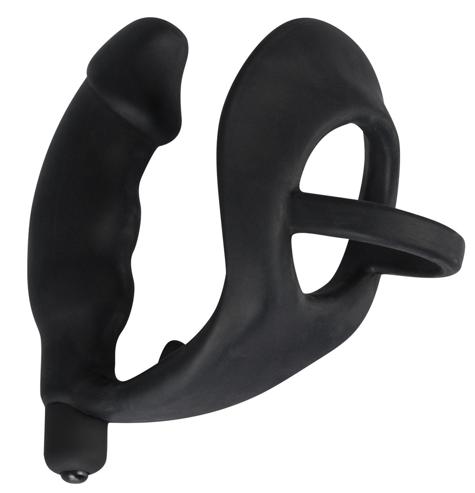 Vibrator Anal Black Velvets Ring & Vibro Plug [3]