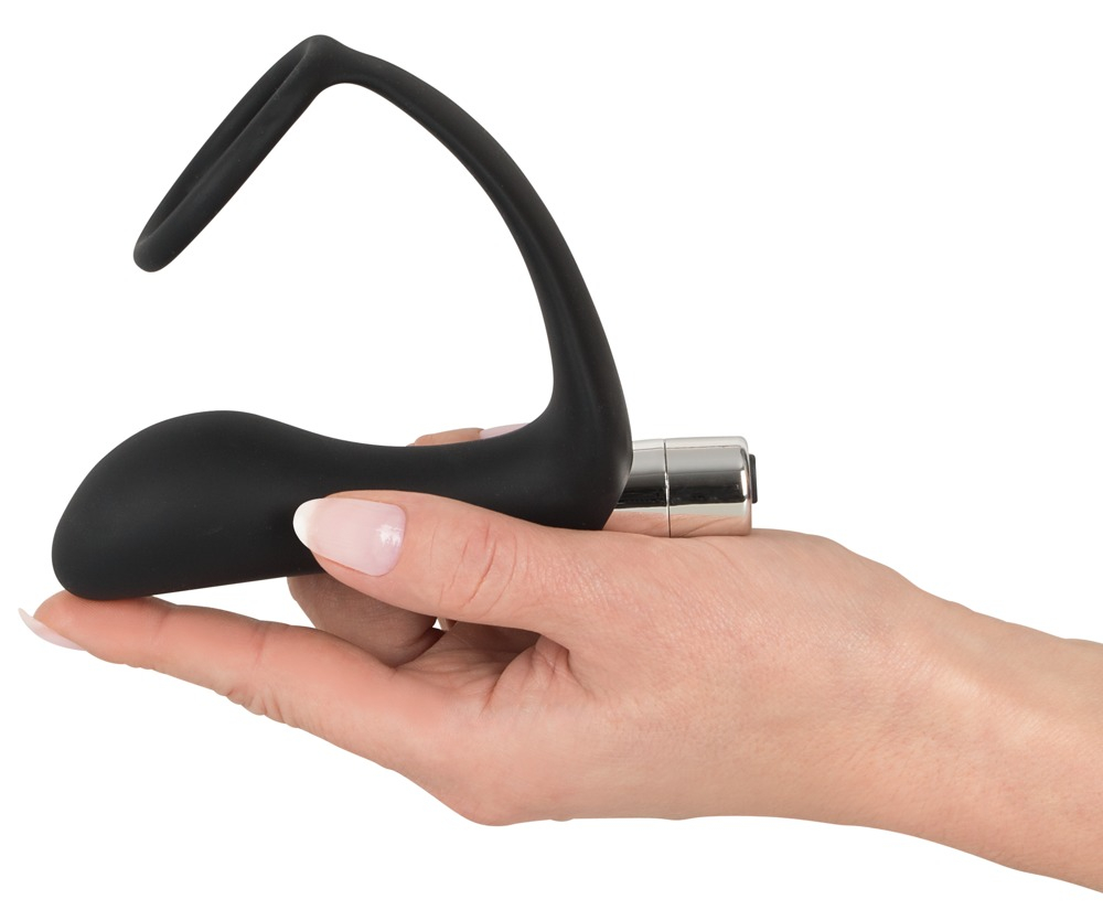 Inel Penian Plug Vibro Black Velvets Vibrating Ring & Plug [4]