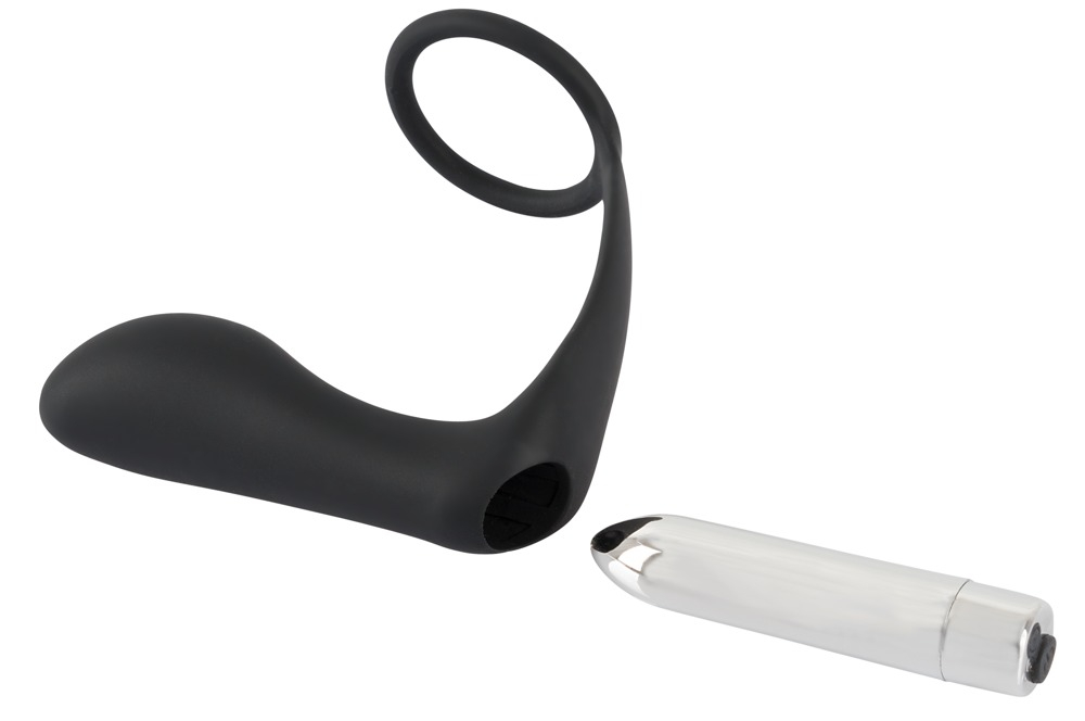 Inel Penian Plug Vibro Black Velvets Vibrating Ring & Plug [6]