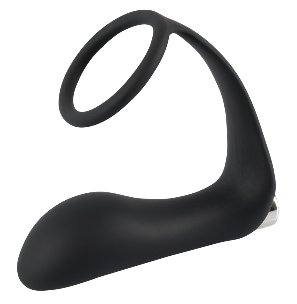 Inel Penian Plug Vibro Black Velvets Vibrating Ring & Plug [2]