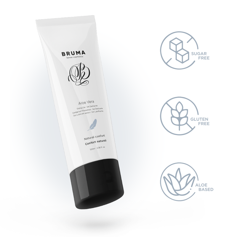 Lubrifiant Baza Apa Bruma - aloe vera sliding gel natural confort 100 ml [3]