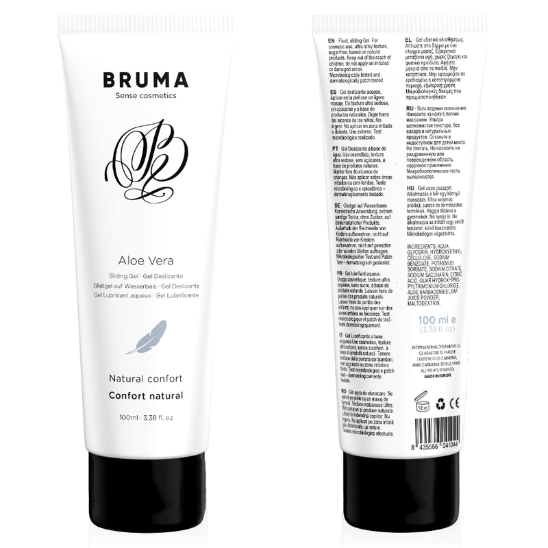 Lubrifiant Baza Apa Bruma - aloe vera sliding gel natural confort 100 ml [2]