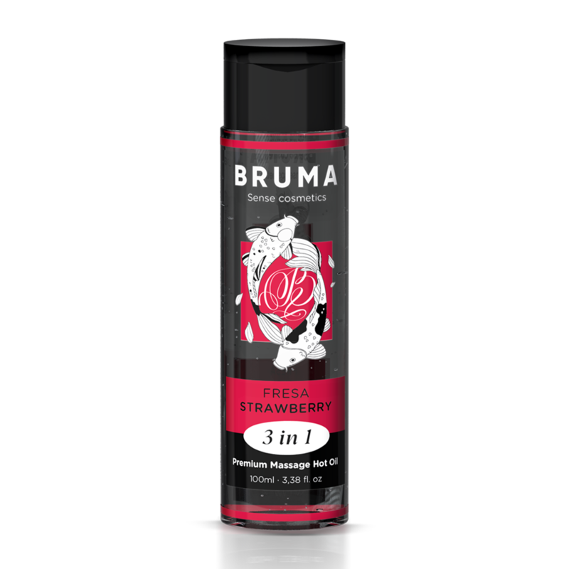 Ulei Masaj Bruma Premium massage hot oil strawberry 3 in 1 100 ml [1]