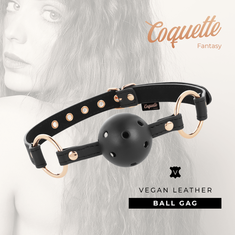 Calus Coquette Chic Desire Fantasy Breathable Vegan Leather Gag [6]
