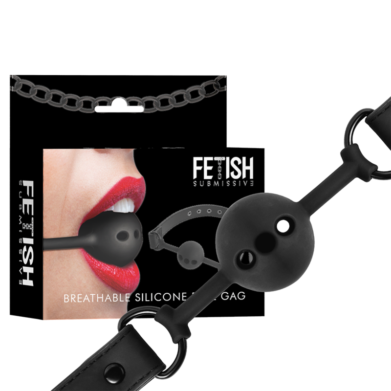 Calus Minge Fetish Submissive Bondage Breathable silicone ball gag [6]