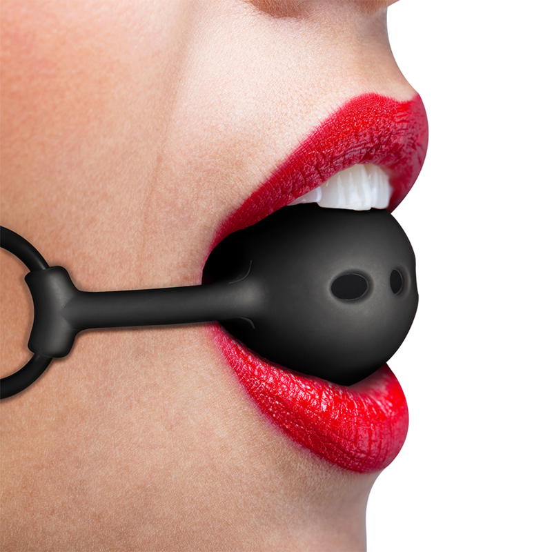 Calus Minge Fetish Submissive Bondage Breathable silicone ball gag [1]