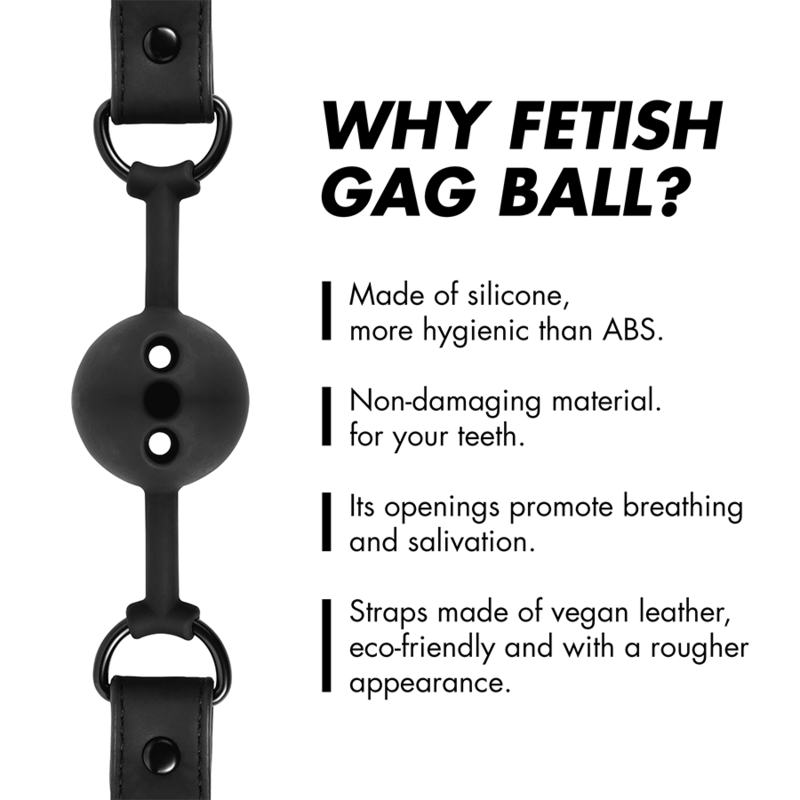 Calus Minge Fetish Submissive Bondage Breathable silicone ball gag [2]