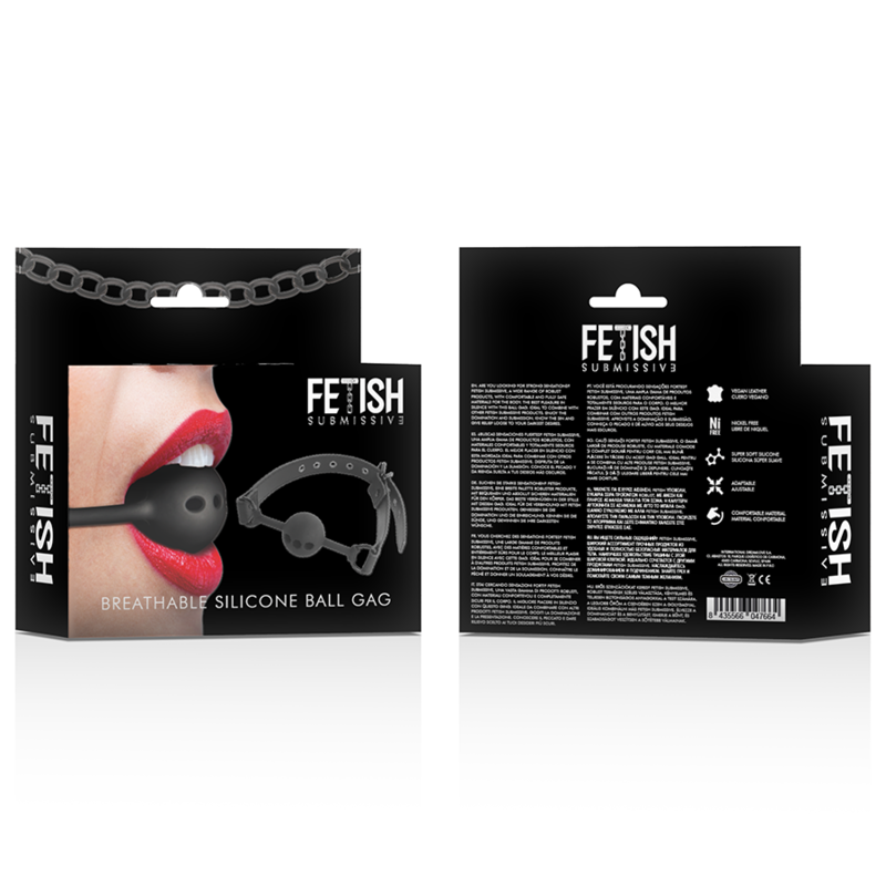 Calus Minge Fetish Submissive Bondage Breathable silicone ball gag [7]