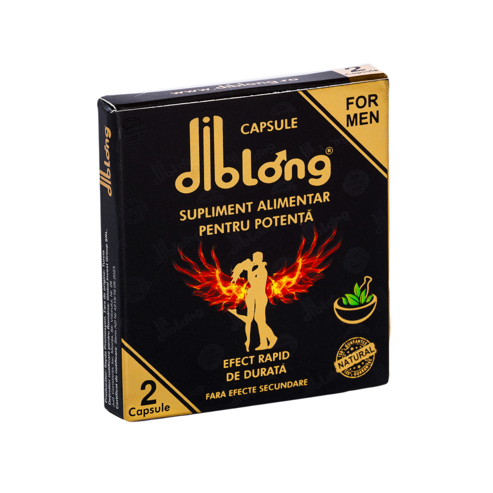 Capsule Premium Potenta Erectie Impotriva Ejacularii Barbati Diblong 100% Natural 2 buc [2]