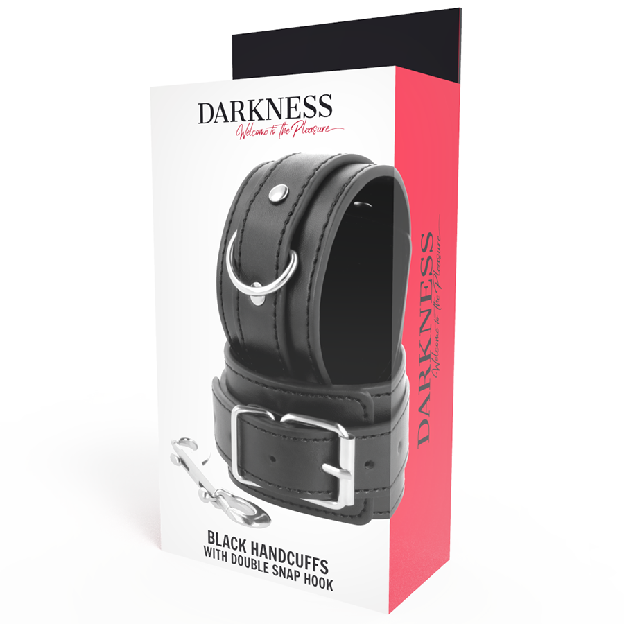 Catuse Darkness Black Adjustable Handcuffs With Double Reinforcement Tape [4]