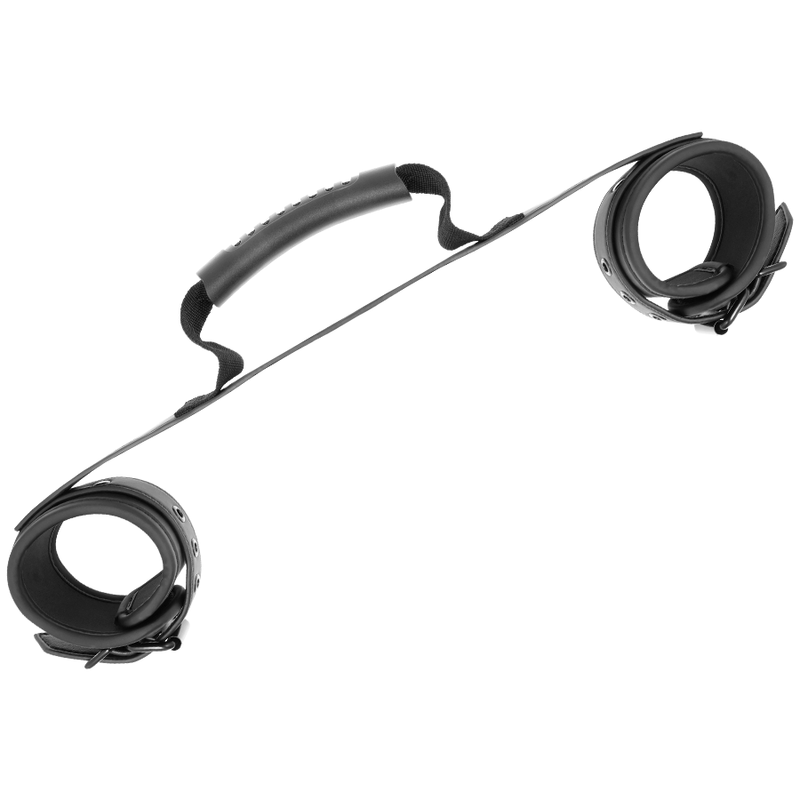 Catuse Fetish Submissive Cuffs With Puller [4]