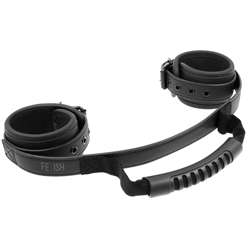 Catuse Fetish Submissive Cuffs With Puller [8]