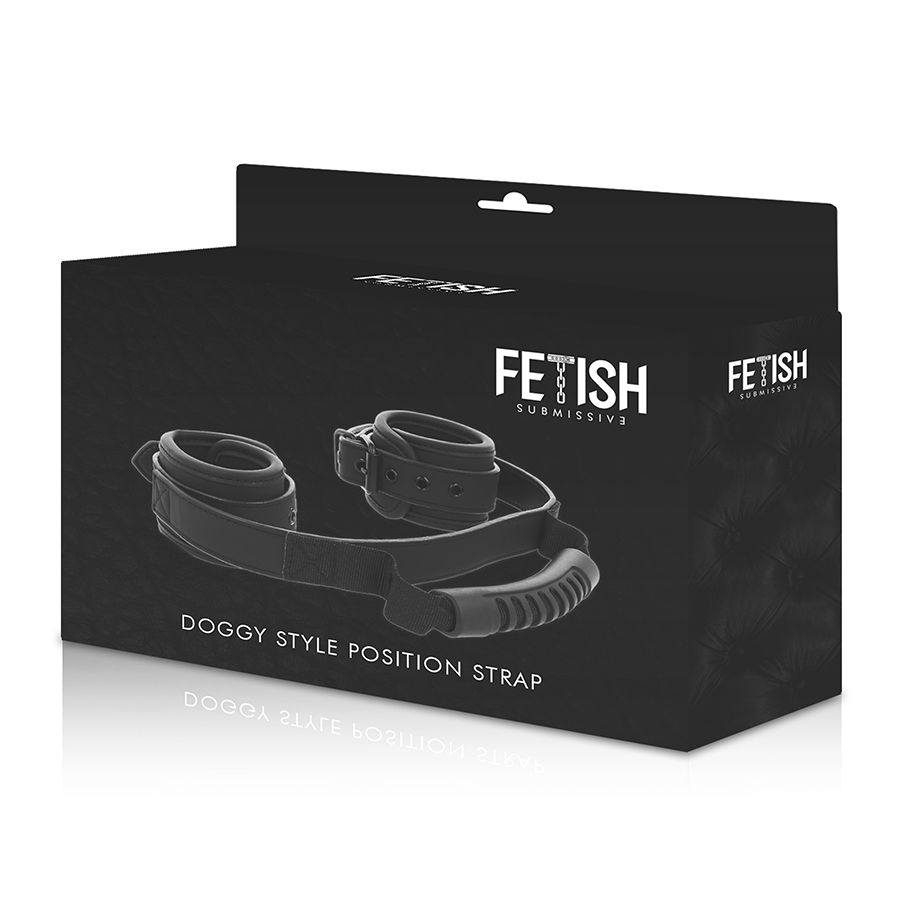 Catuse Fetish Submissive Cuffs With Puller [2]