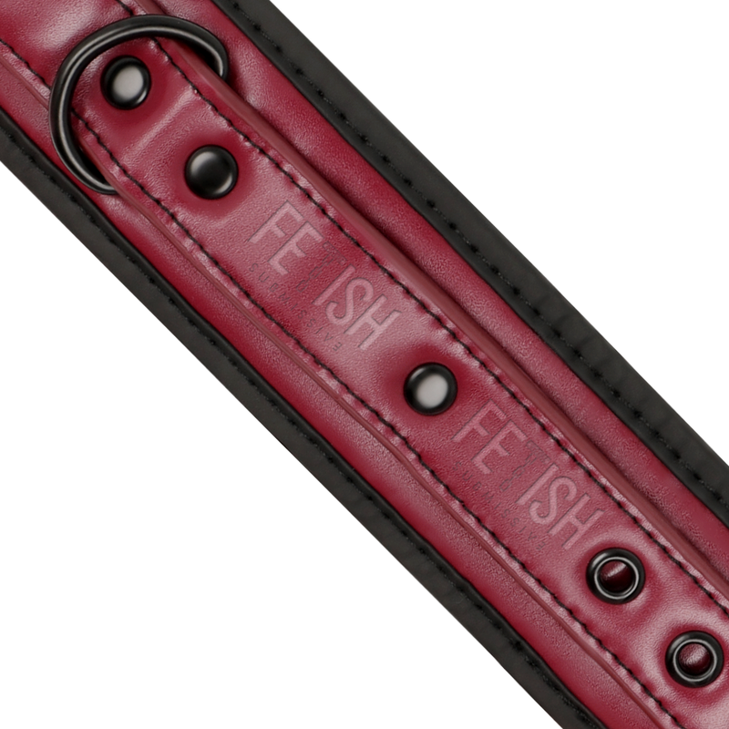 Catuse Fetish Submissive Dark Room Vegan Leather Handcuffs With Neoprene Lining [5]
