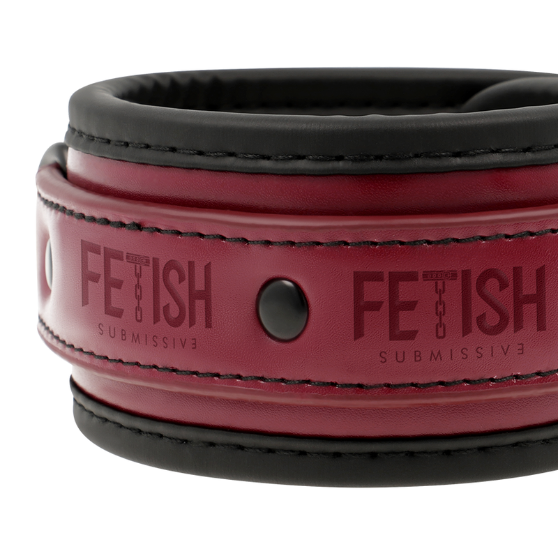 Catuse Fetish Submissive Dark Room Vegan Leather Handcuffs With Neoprene Lining [4]