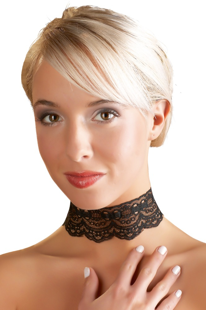 Choker Dantela Neagra Cottelli ACCESSOIRES [3]