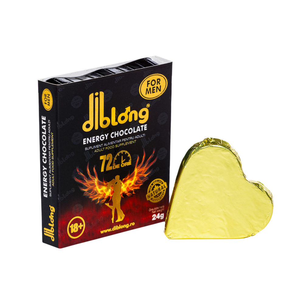 Ciocolata Afrodisiac Barbati Diblong Energy Chocolate For Men 24g [2]