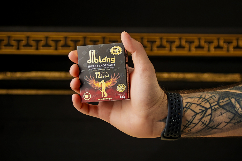 Ciocolata Afrodisiac Barbati Diblong Energy Chocolate For Men 24g [10]