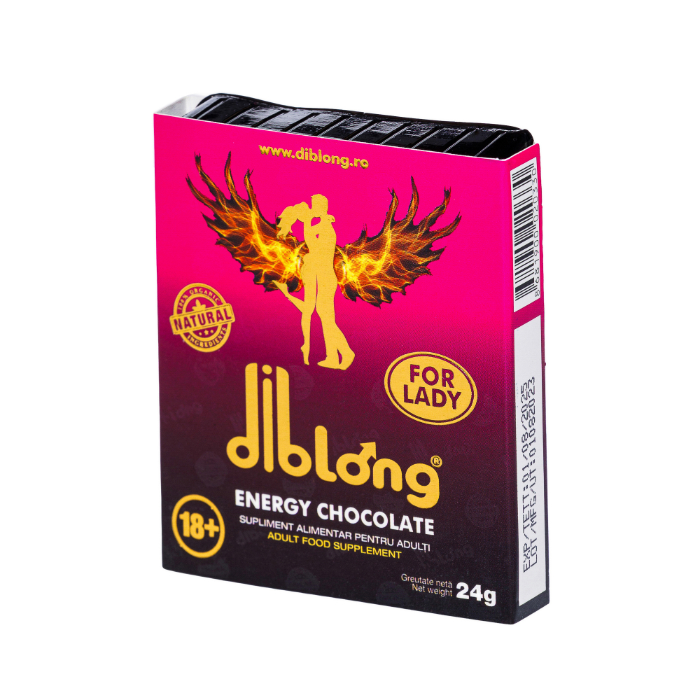 Ciocolata Afrodisiac Orgasm Femei Premium Concentrat Diblong Energy Chocolate For Lady 24g [6]