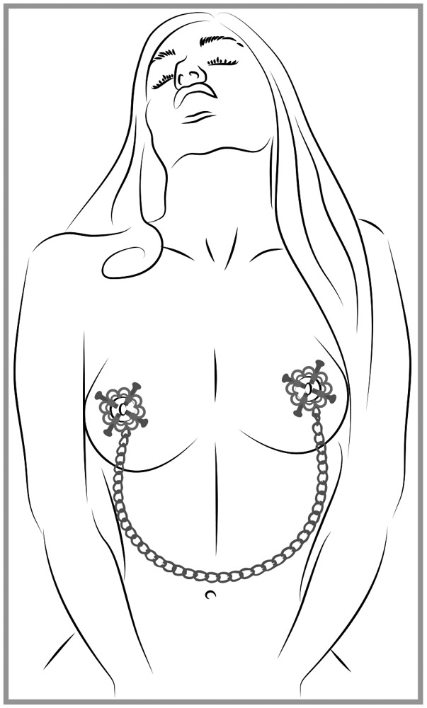 Cleme Sfarcuri Lant Bad Kitty Nipple Jewellery Metal Chain [7]