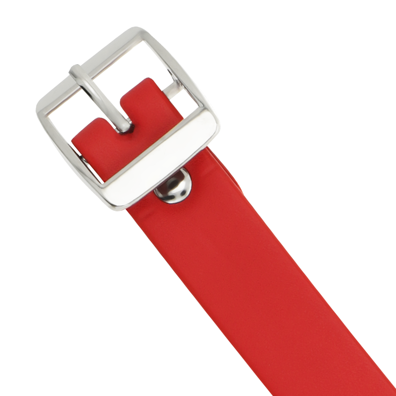Colier Coquette Chic Desire Red Vegan Leather Necklace Woman Fetish Accessory [2]