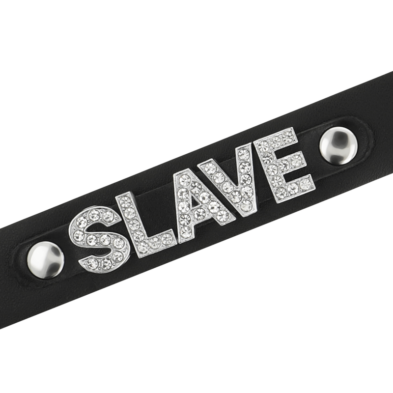 Colier Coquette Chic Desire Slave Vegan Leather Choker [5]