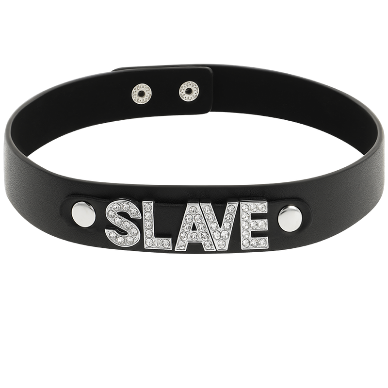 Colier Coquette Chic Desire Slave Vegan Leather Choker [4]