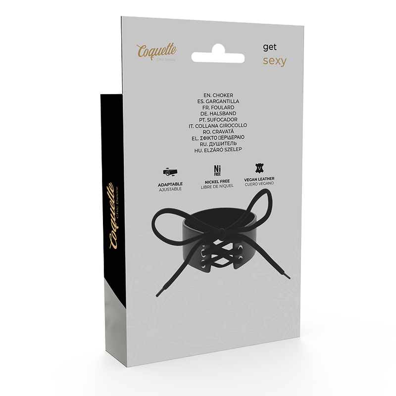 Colier Coquette Chic Desire Vegan Leather Choker [5]