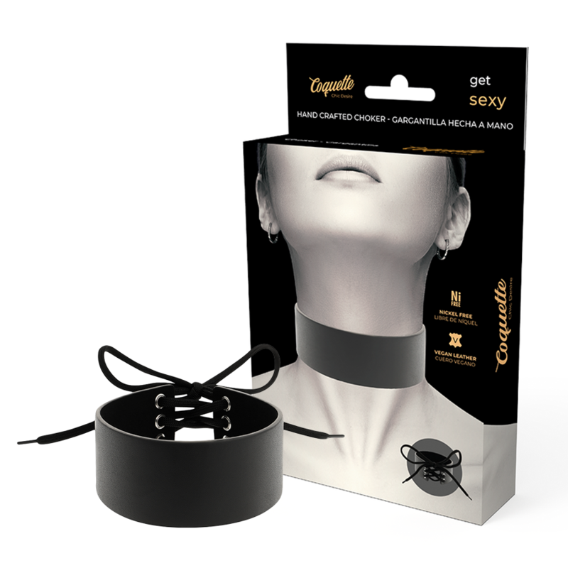 Colier Coquette Chic Desire Vegan Leather Choker [1]
