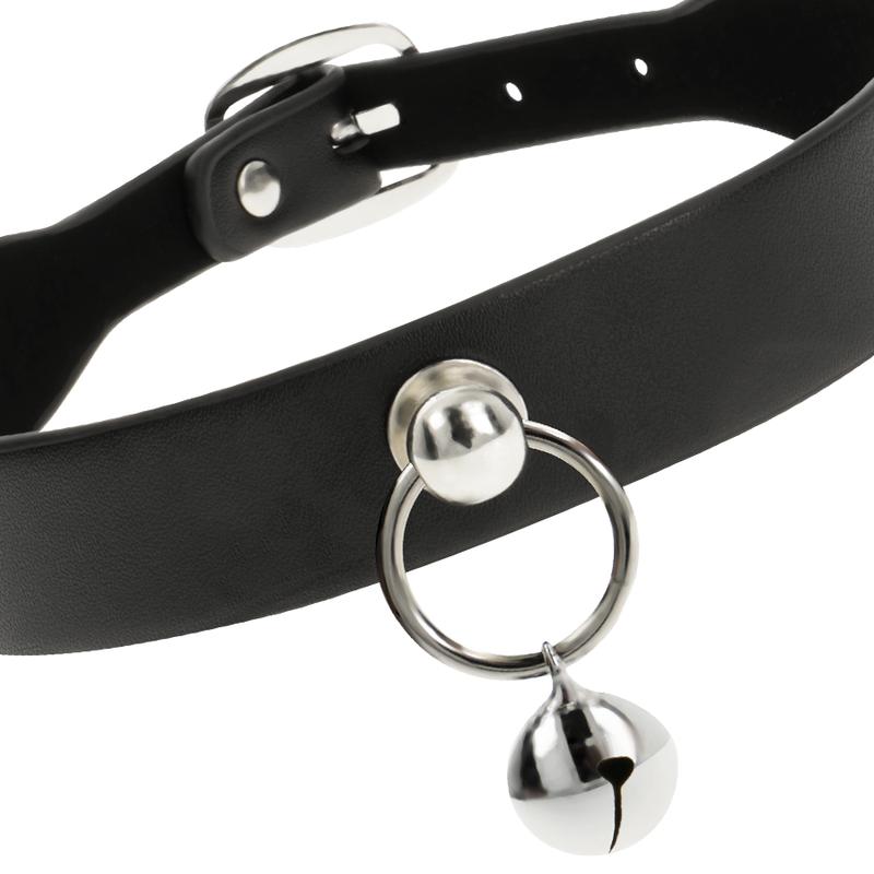 Colier Coquette Chic Desire Vegan Leather Necklace Woman Accessory Rattle/hoop [5]