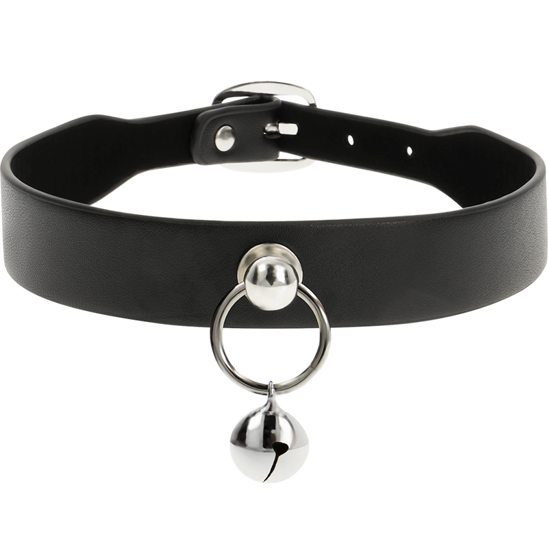 Colier Coquette Chic Desire Vegan Leather Necklace Woman Accessory Rattle/hoop [4]