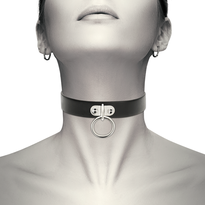 Colier Coquette Chic Desire Vegan Leather Necklace Woman Fetish Accessory [4]