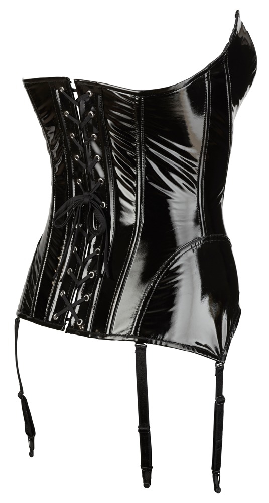 Corset Black Level Vinyl Corsage [3]
