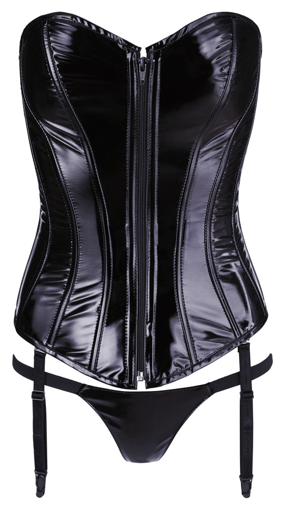 Corset Black Level Vinyl Corset [2]