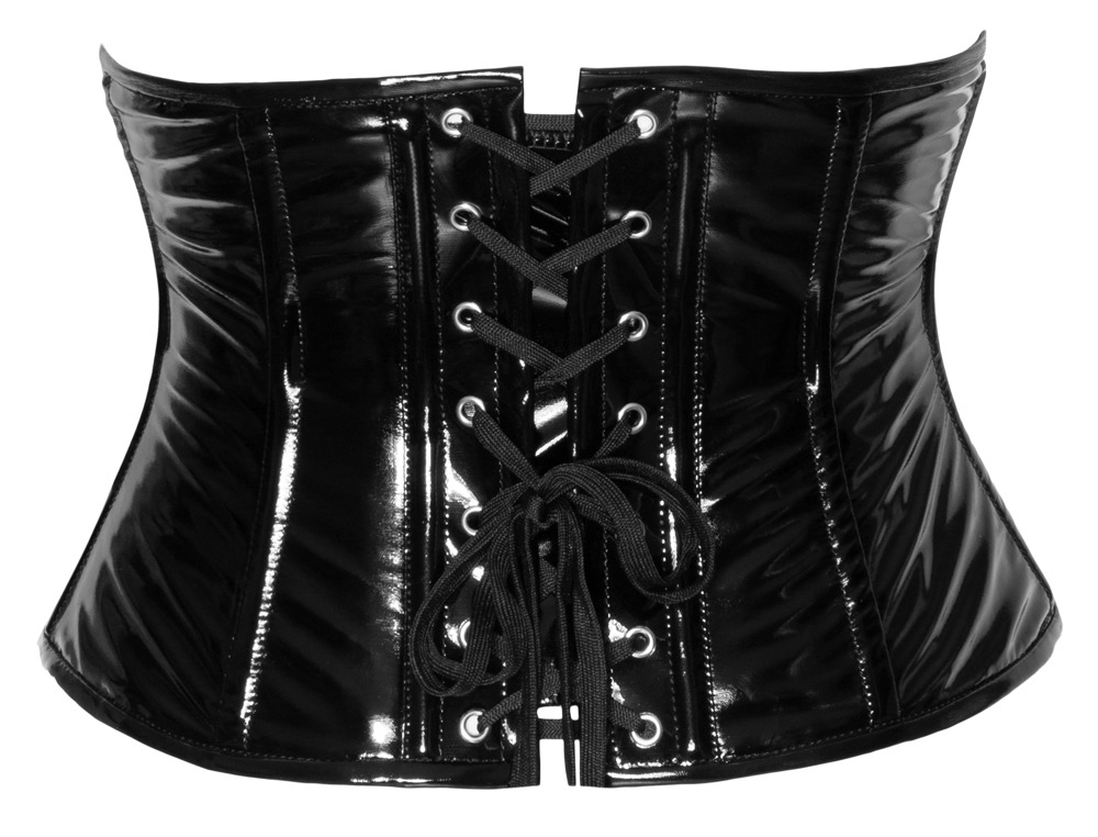 Corset Black Level Vinyl Waist Cincher [3]